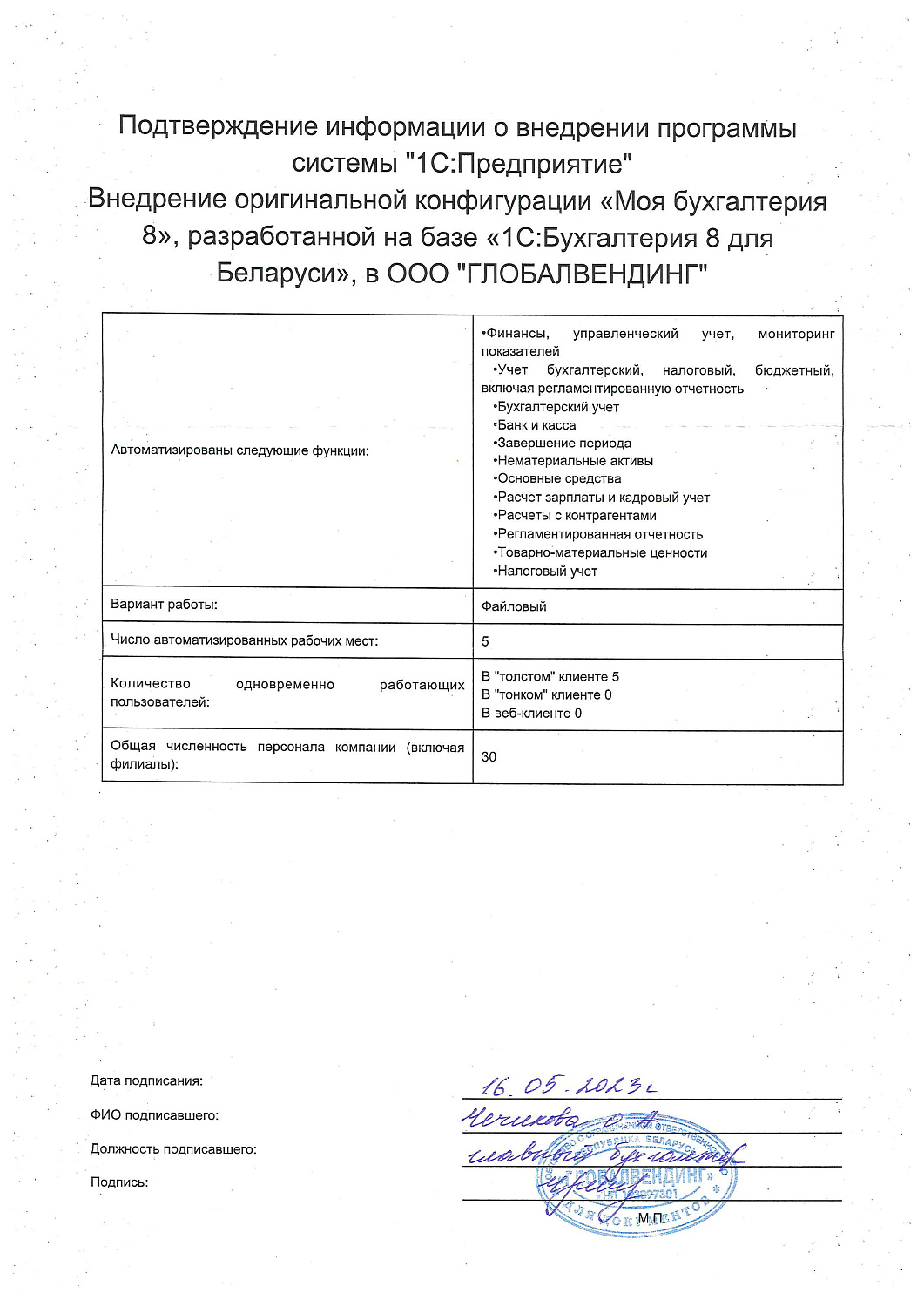 ООО "ГЛОБАЛВЕНДИНГ"