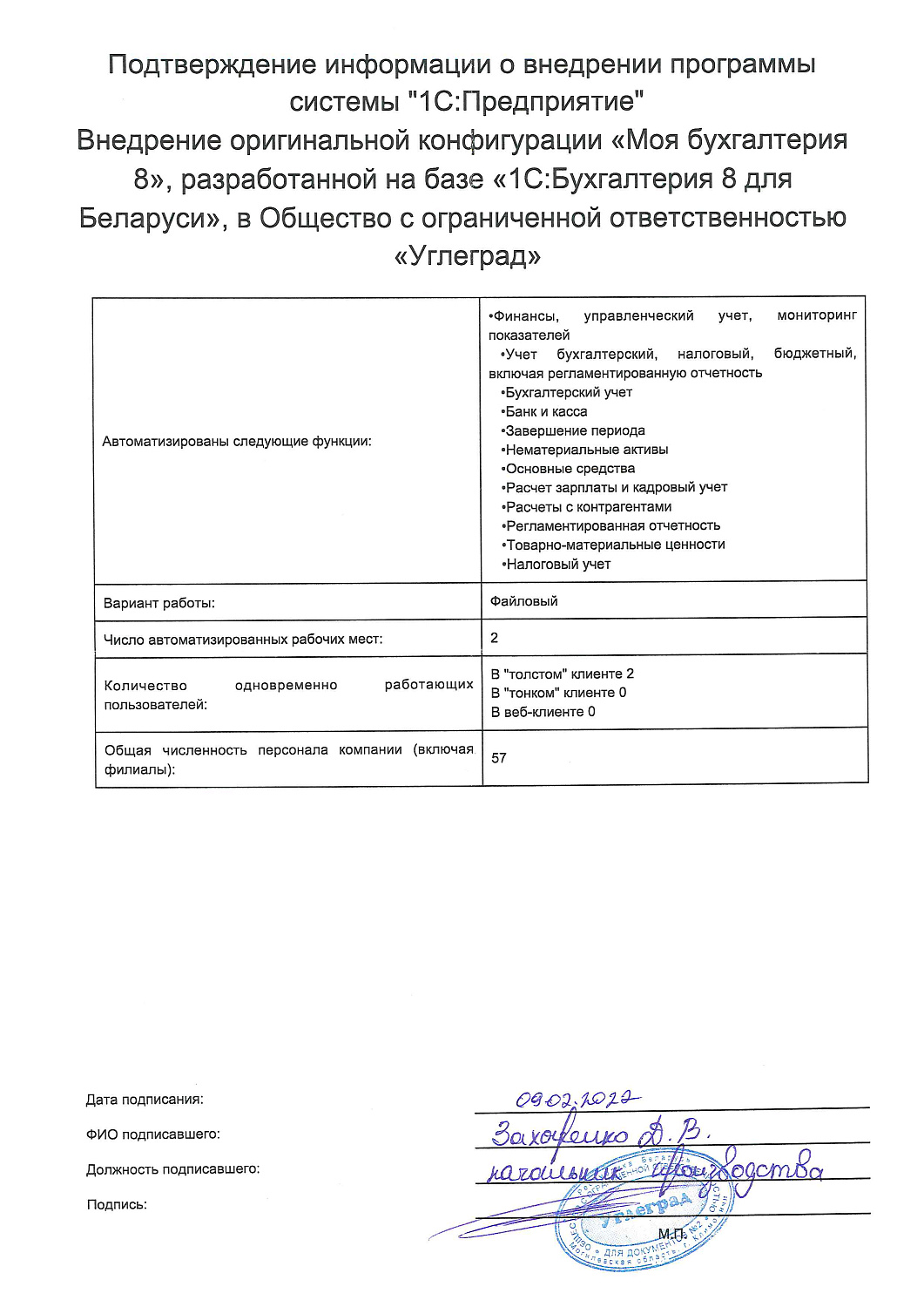 ООO «Углеград»