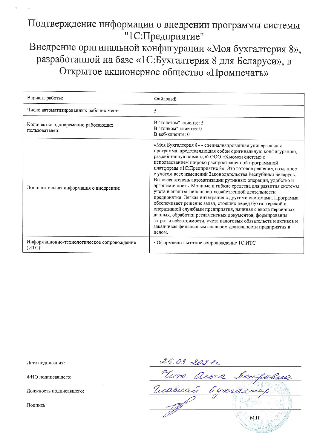 CОАО «Промпечать»