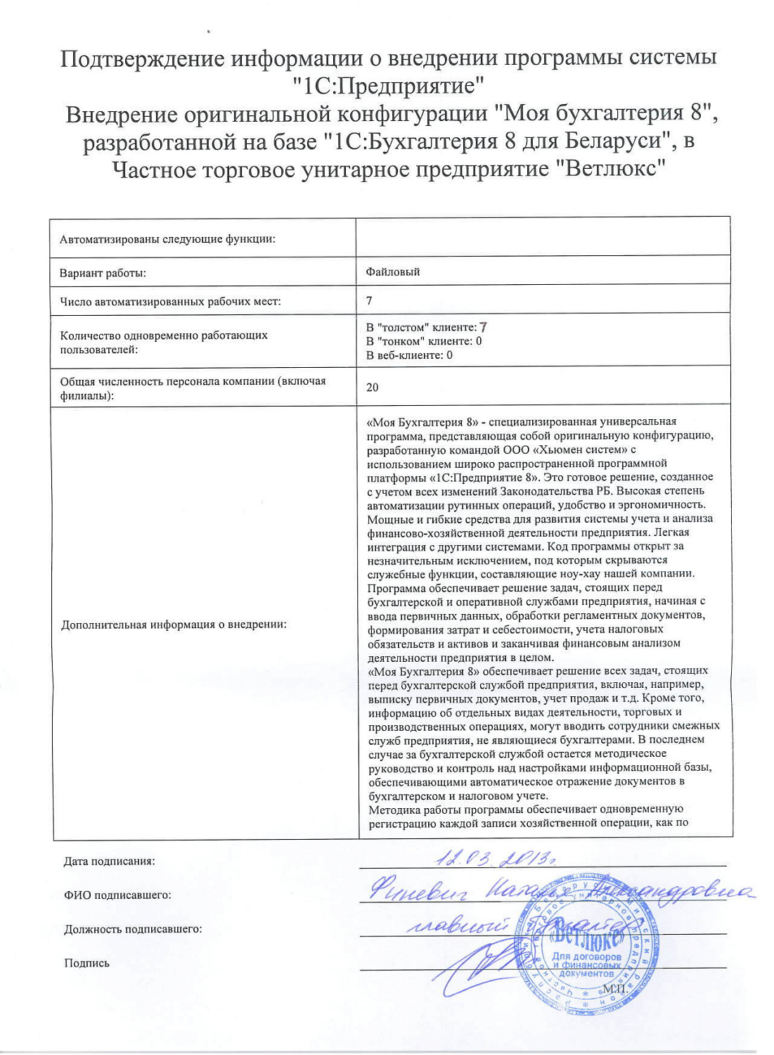 Ветлюкс»